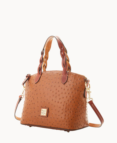 Ostrich Small Heidi Satchel