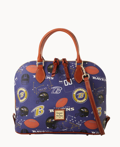 NFL Ravens Zip Zip Satchel