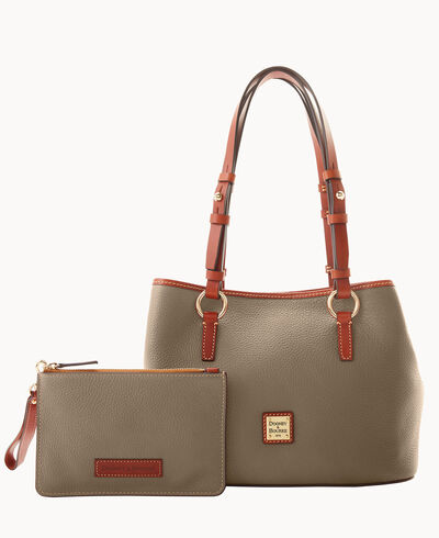 Pebble Grain Small Briana with Pouch