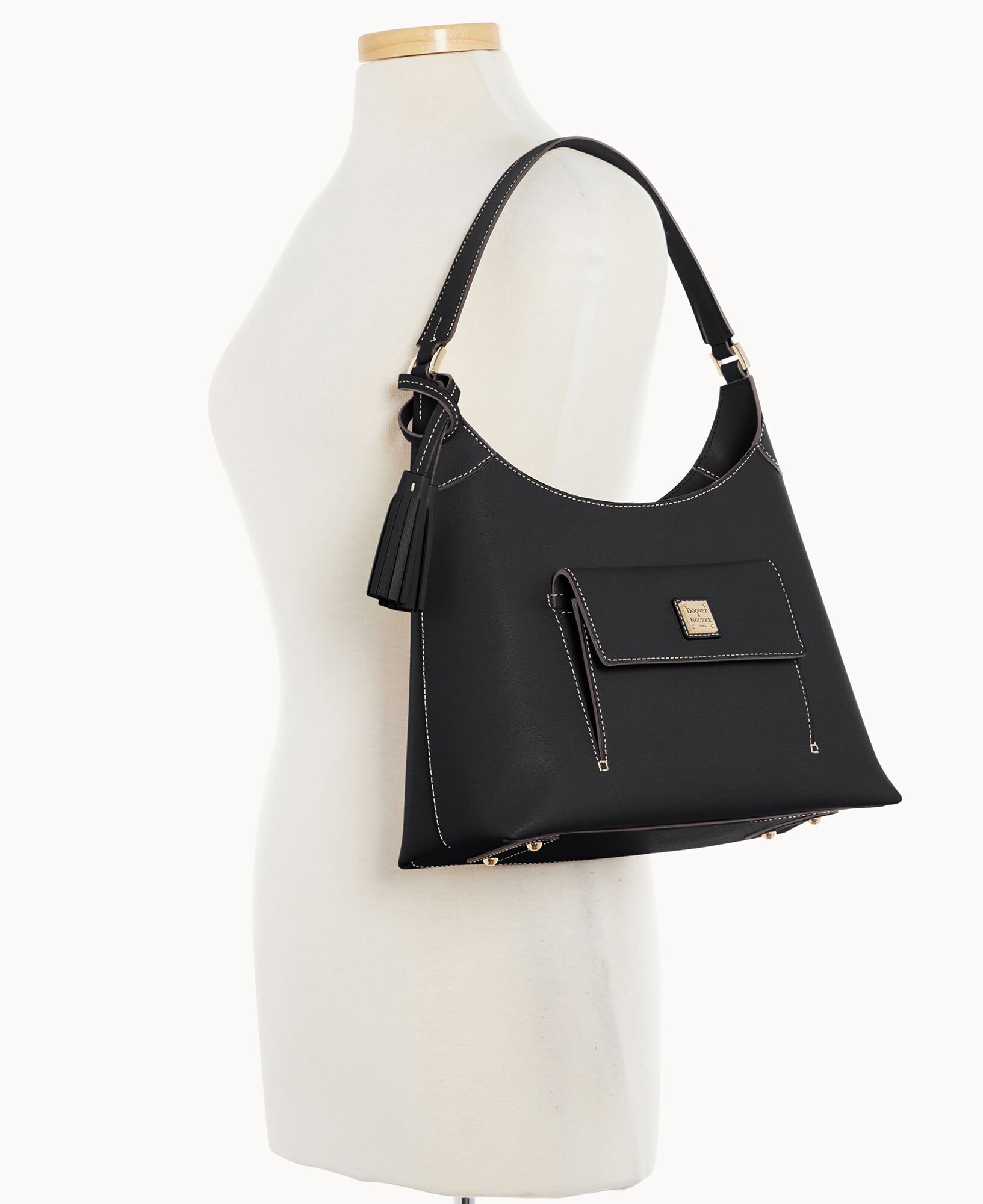Dooney Bourke Saffiano Small Hobo
