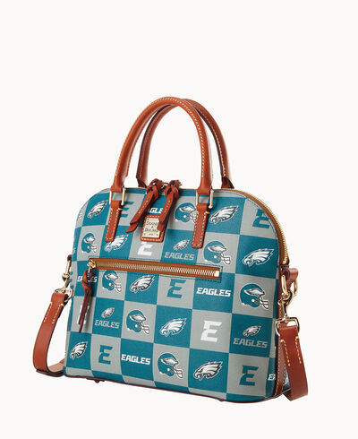 NFL Eagles Domed Zip Satchel