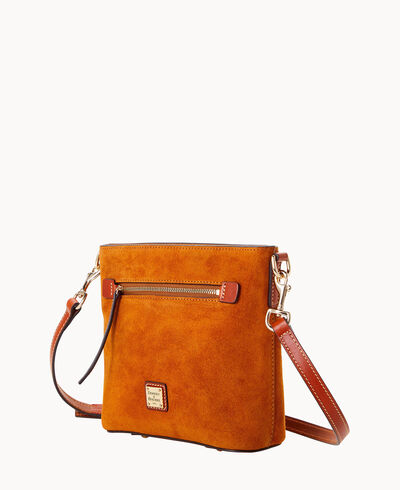 Suede Small Zip Crossbody