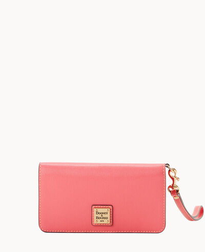 Saffiano Fey Phone Wristlet