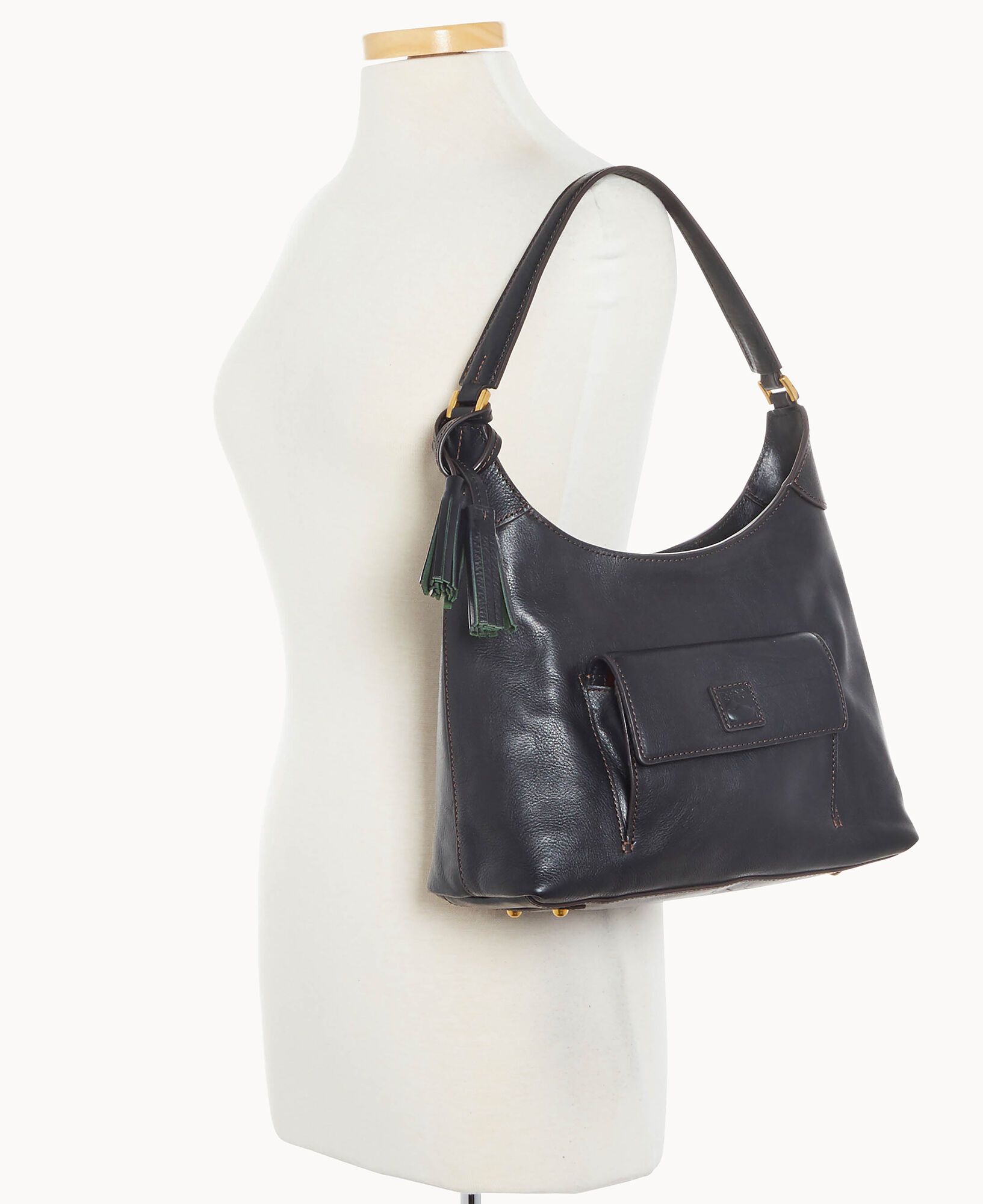 Dooney & Bourke Handbag, Florentine Small Hobo Shoulder Bag - Black