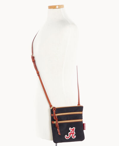 Collegiate University of Alabama North South Triple Zip w ID Holder