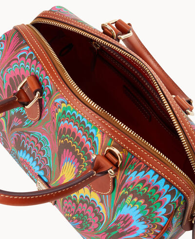 Plumes Barrel Satchel