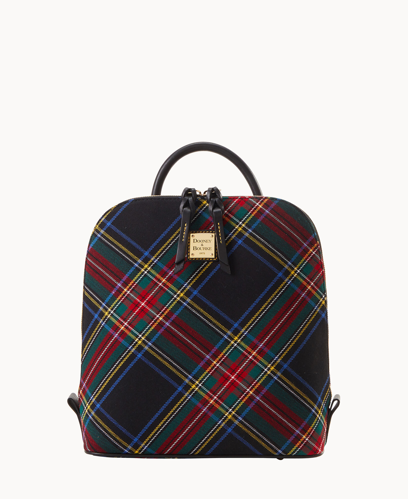 Dooney Bourke Tartan Zip Pod Backpack
