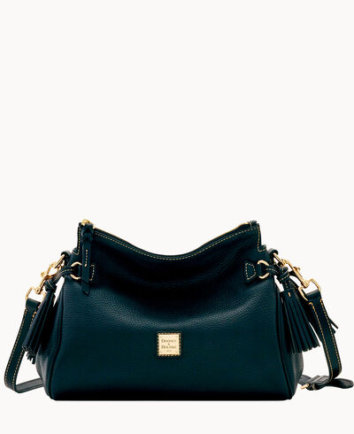 Pebble Grain Medium Zip Crossbody