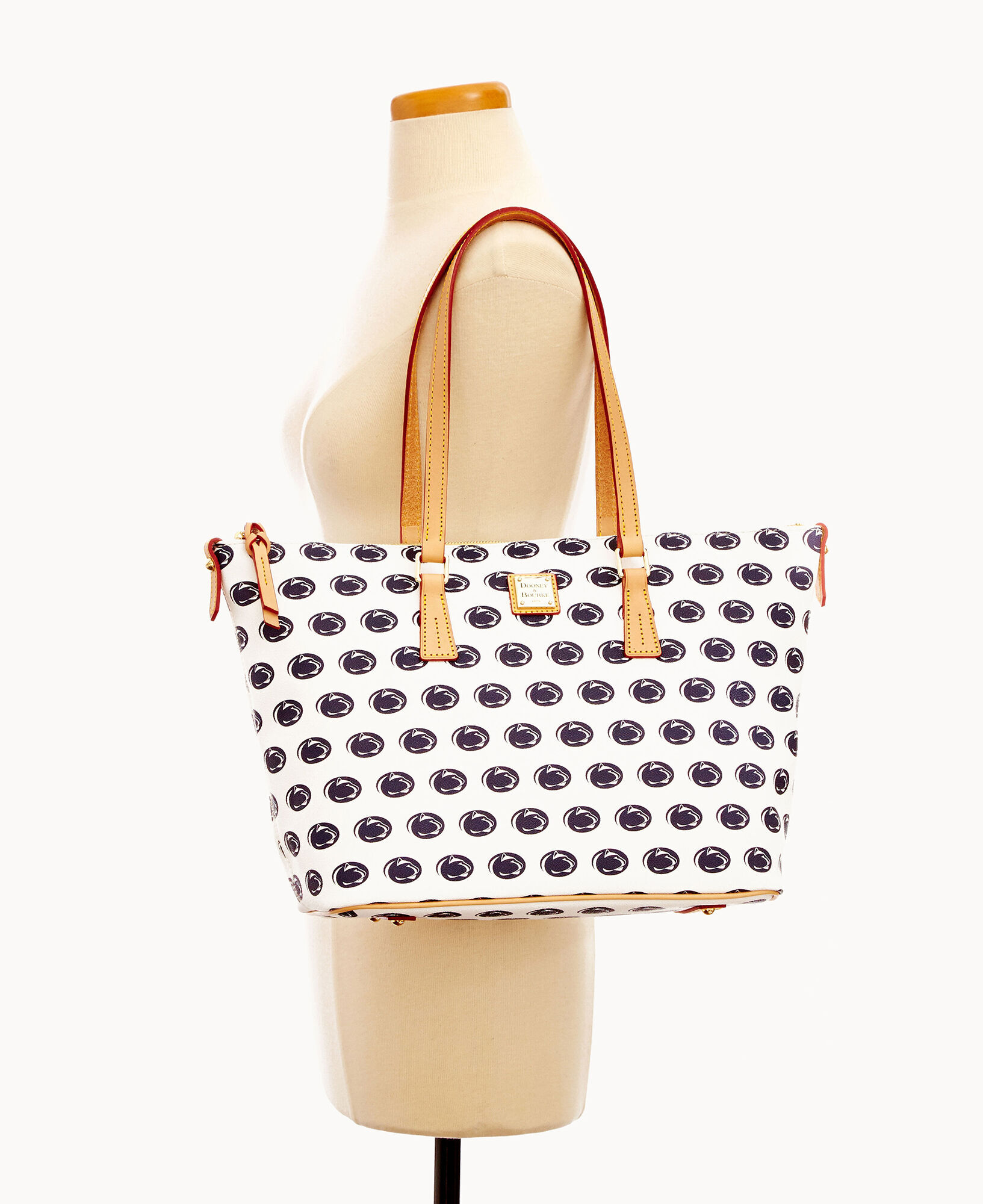Dooney & bourke zip top shopper sale