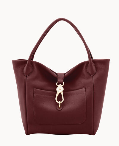 Belvedere Logo Lock Tote