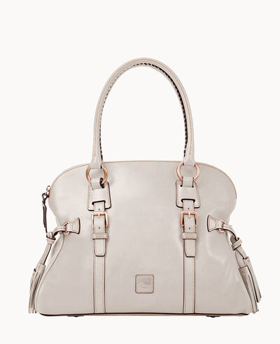 Florentine Domed Buckle Satchel