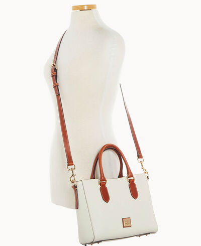 Pebble Grain Top Handle Tote