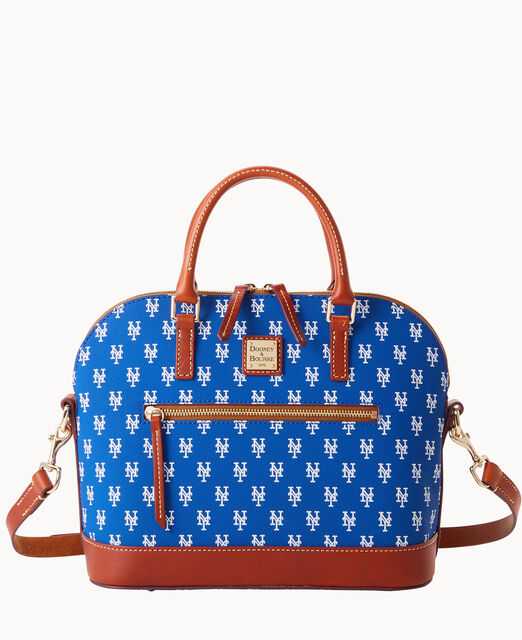 Lids New York Mets Dooney & Bourke Signature Small Zip Crossbody