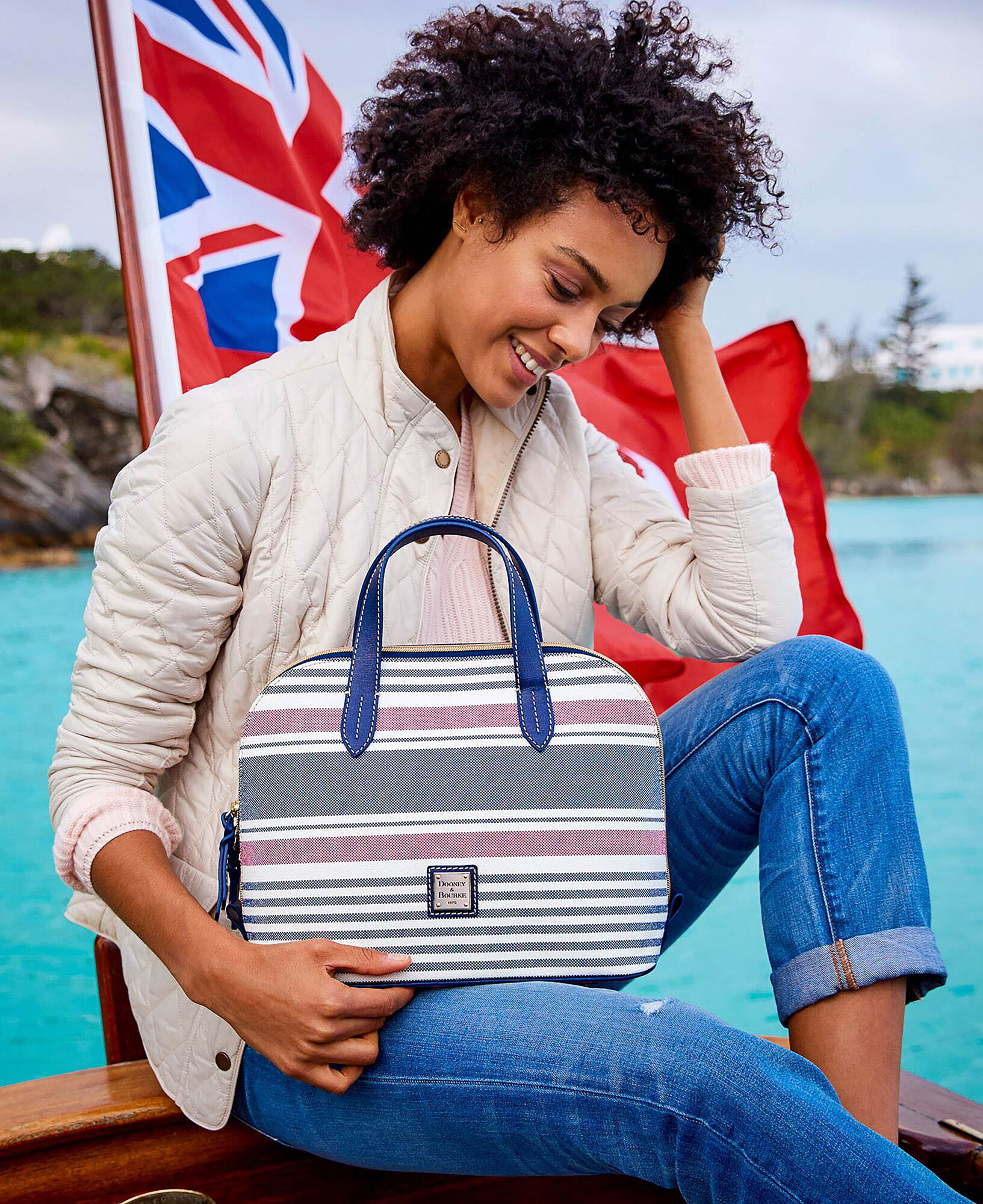 Dooney Bourke Westerly Zip Zip Satchel