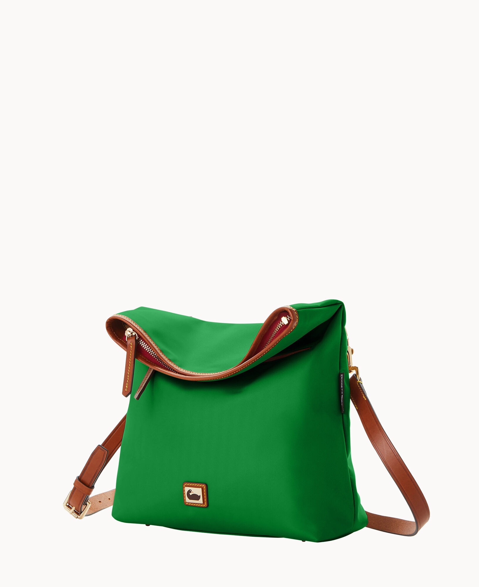 Wayfarer flapover crossbody top
