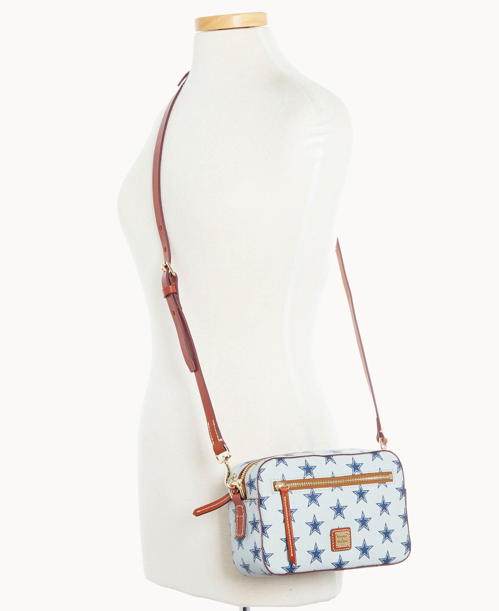 Dooney and bourke cowboys crossbody top