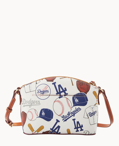 MLB Dodgers Suki Crossbody Med Wristlet