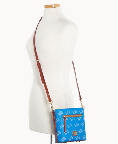 NFL Lions Small Zip Crossbody