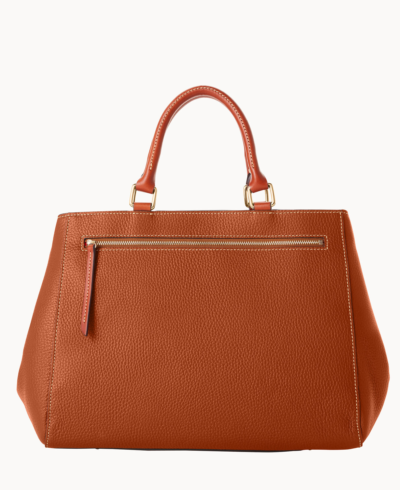 Dooney and bourke pebble grain zip zip satchel clearance