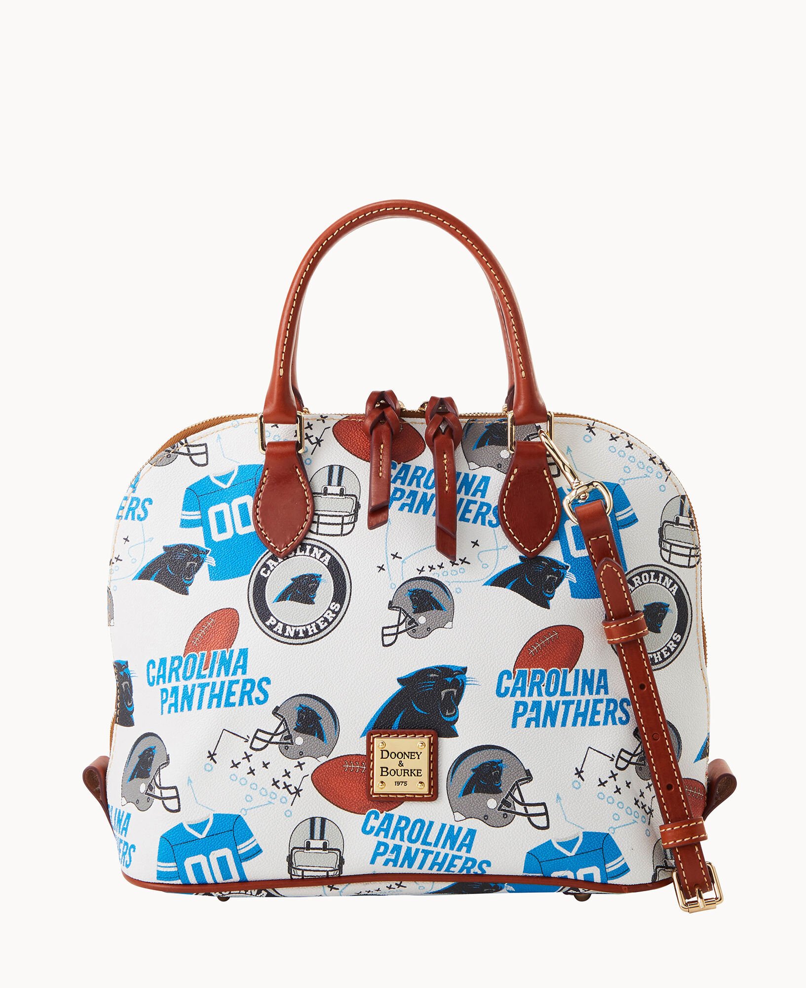 Dooney Bourke NFL Panthers Zip Zip Satchel