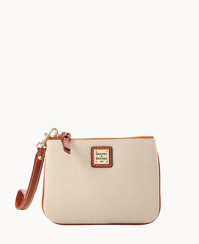 Pebble Grain Stadium Wristlet