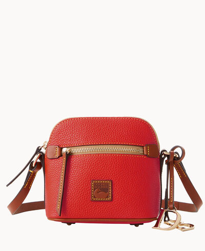 Pebble Grain Mini Domed Crossbody