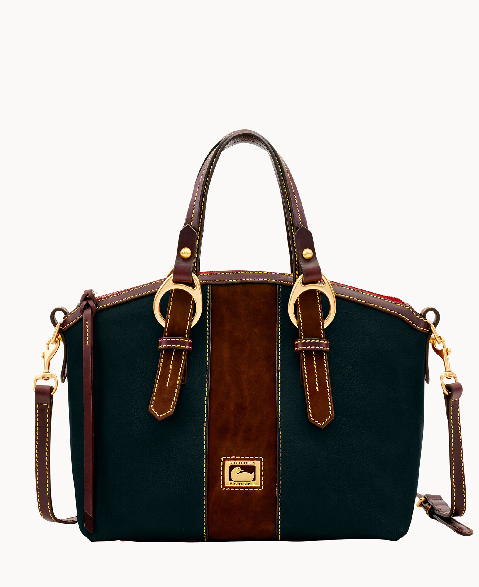 Dooney & bourke suede satchel store
