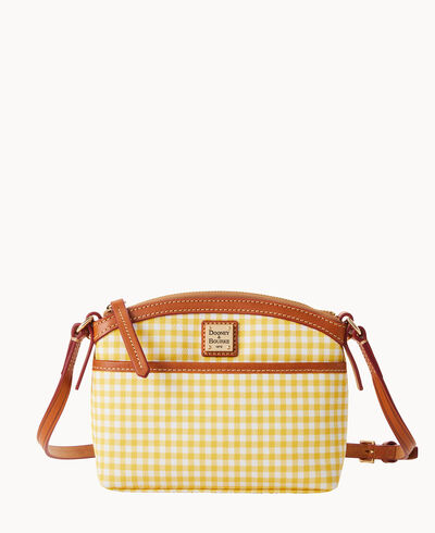Gingham Domed Crossbody