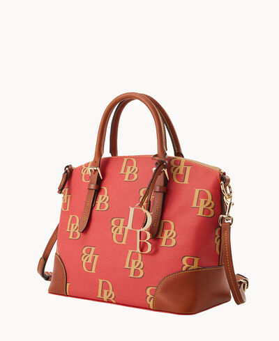 Monogram Domed Satchel