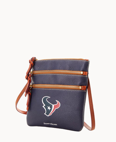 NFL Texans Triple Zip Crossbody