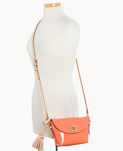 Patent Crossbody Saddle Bag