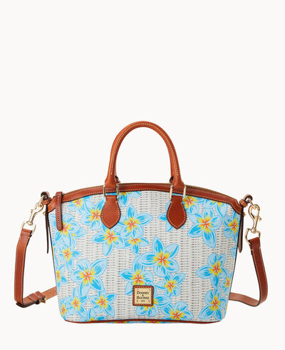 Plumeria Domed Satchel
