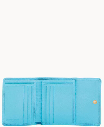 Pebble Grain Small Flap Wallet