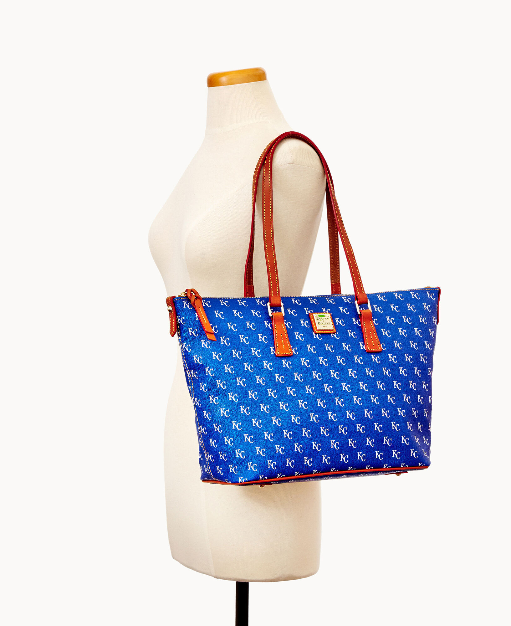 Dooney Bourke MLB Royals Zip Top Shopper