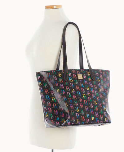 DB75 Multi Large Zip Shopper Large Wristlet