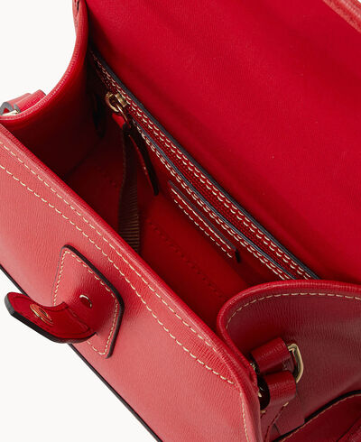 Saffiano Flap Crossbody