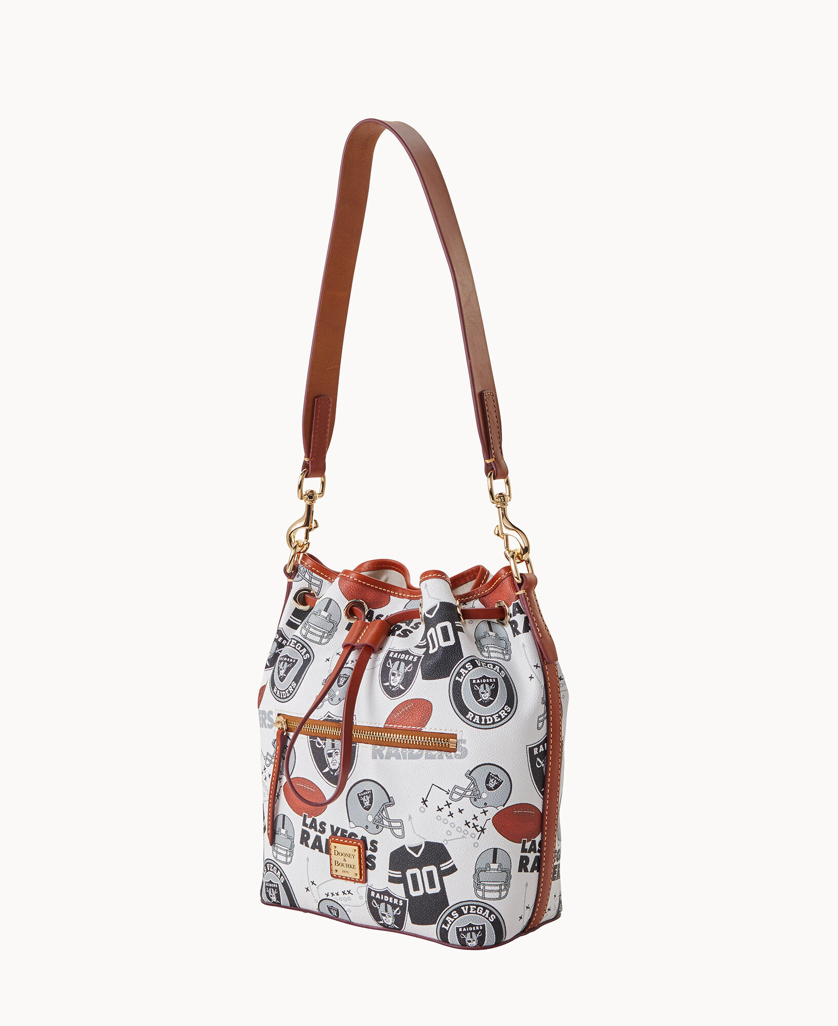 Dooney Bourke Las Vegas Raiders Gameday Drawstring Bag