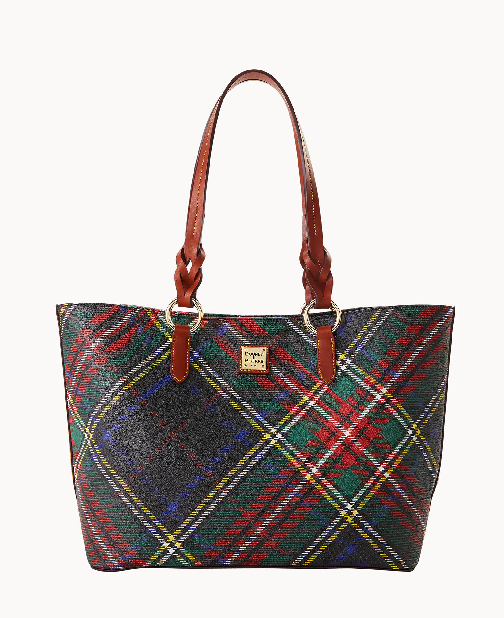 Dooney and bourke red plaid purse clearance