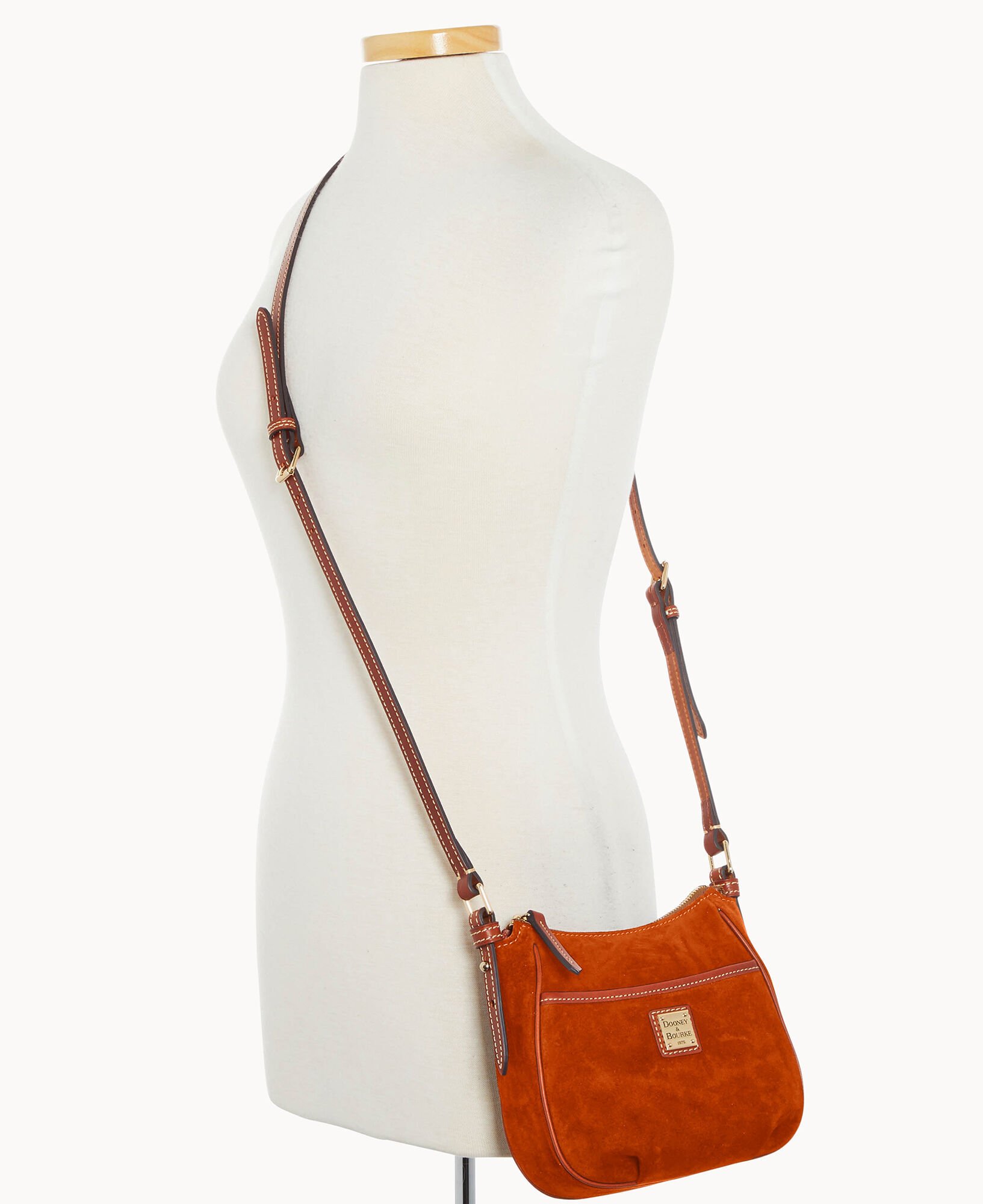 Dooney Bourke Suede Mini Margot Crossbody