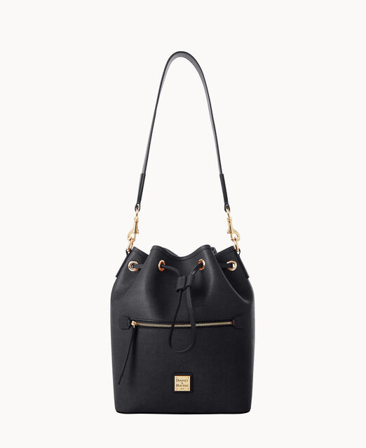 Saffiano Drawstring