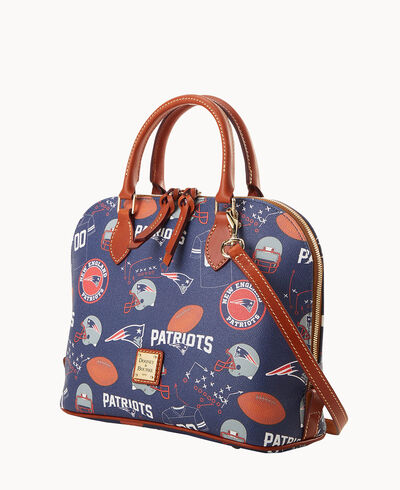 NFL Patriots Zip Zip Satchel