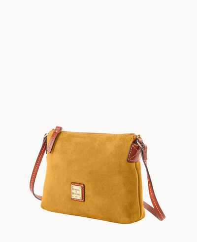 Suede Crossbody Pouchette