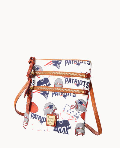 NFL Patriots N S Triple Zip Crossbody