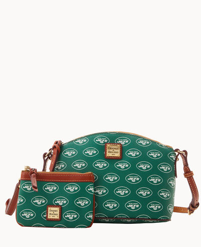 NFL Jets Suki Crossbody Med Wristlet