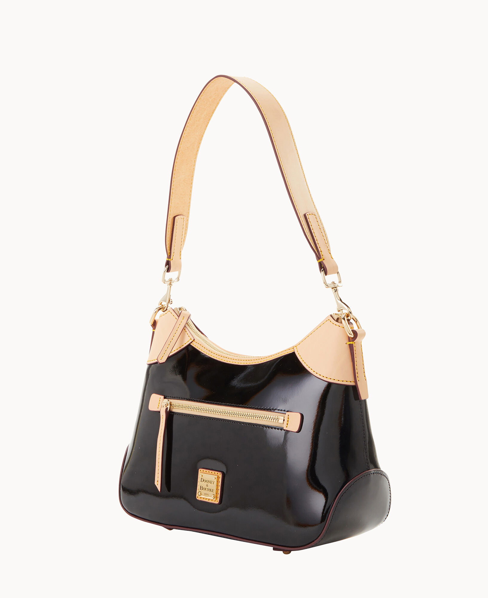 Dooney and bourke best sale white patent leather