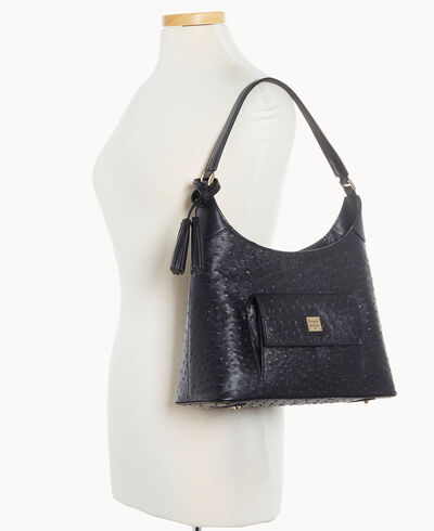 Ostrich Small Hobo