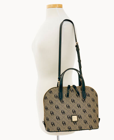 Maxi Quilt Zip Zip Satchel