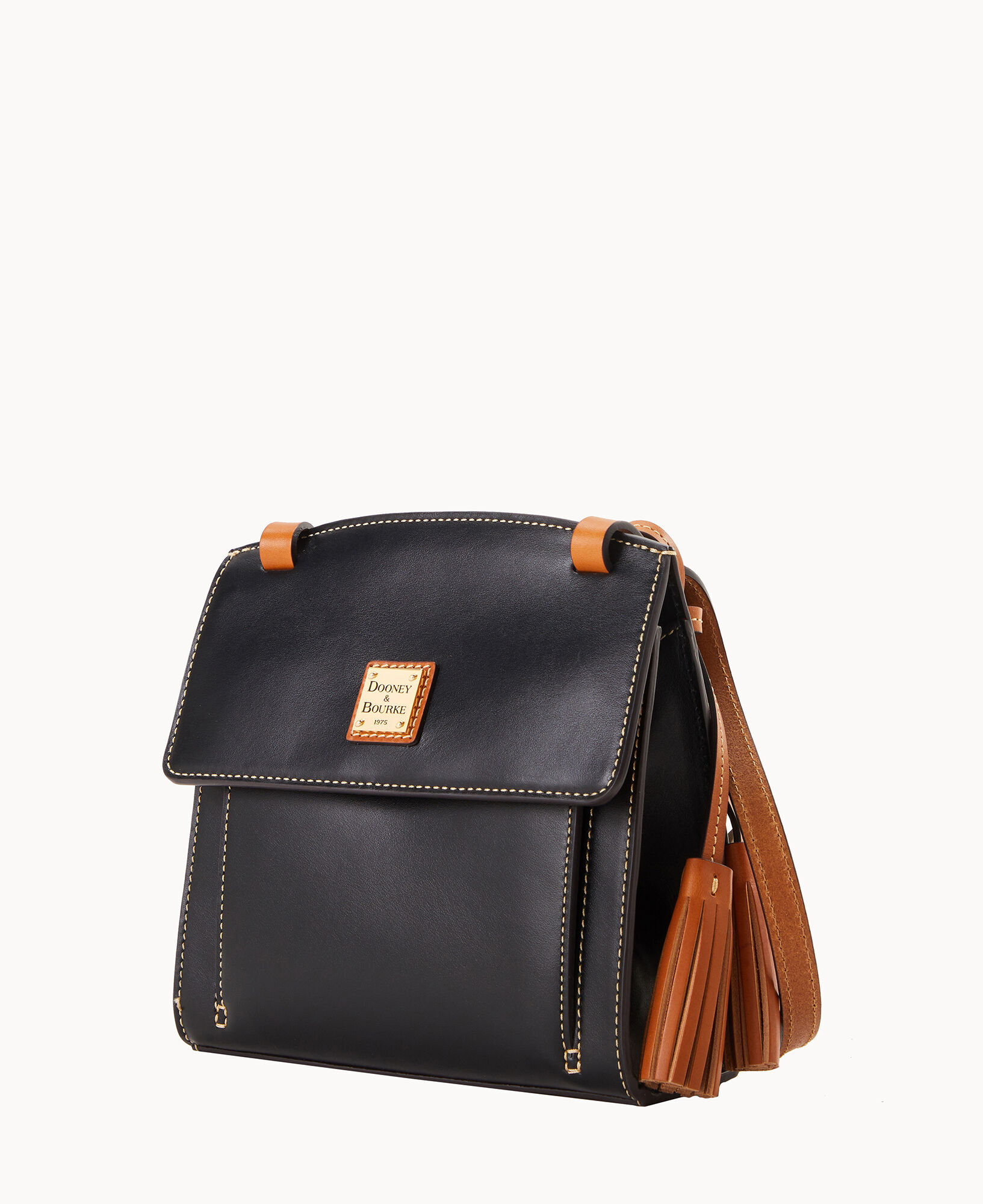 Dooney & Bourke Handbag, Wexford Leather Crossbody Bucket - Black: Handbags