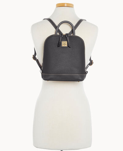 Pebble Grain Small Zip Pod Backpack