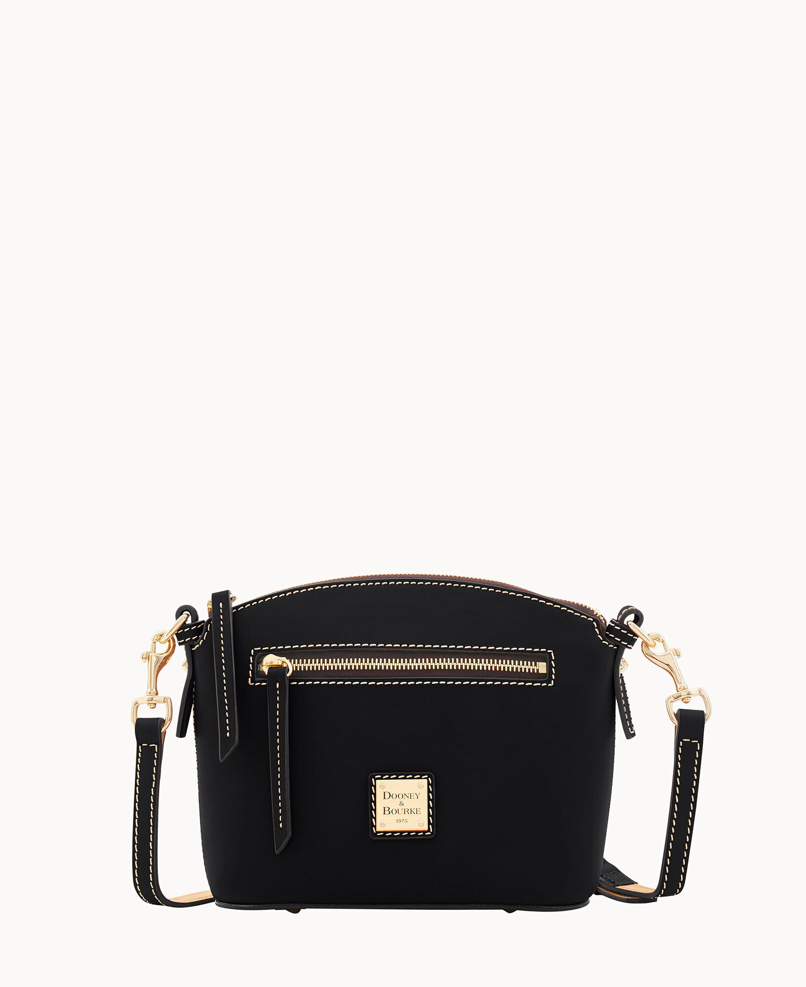 Beacon domed smooth leather crossbody clearance